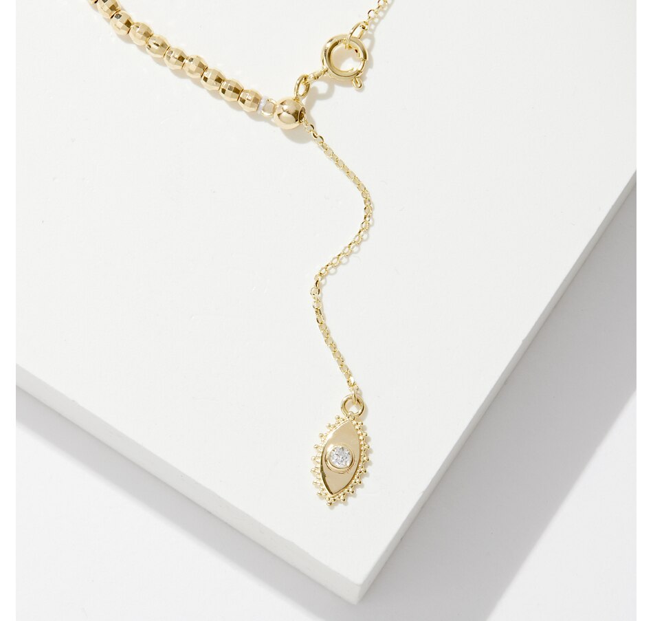 Image 233697_ALTMORE1.jpg, Product 233-697 / Price $119.99, Diamonelle Sterling Silver Evil Eye Beaded Adjustable Bracelet from Diamonelle on TSC.ca's Jewellery department