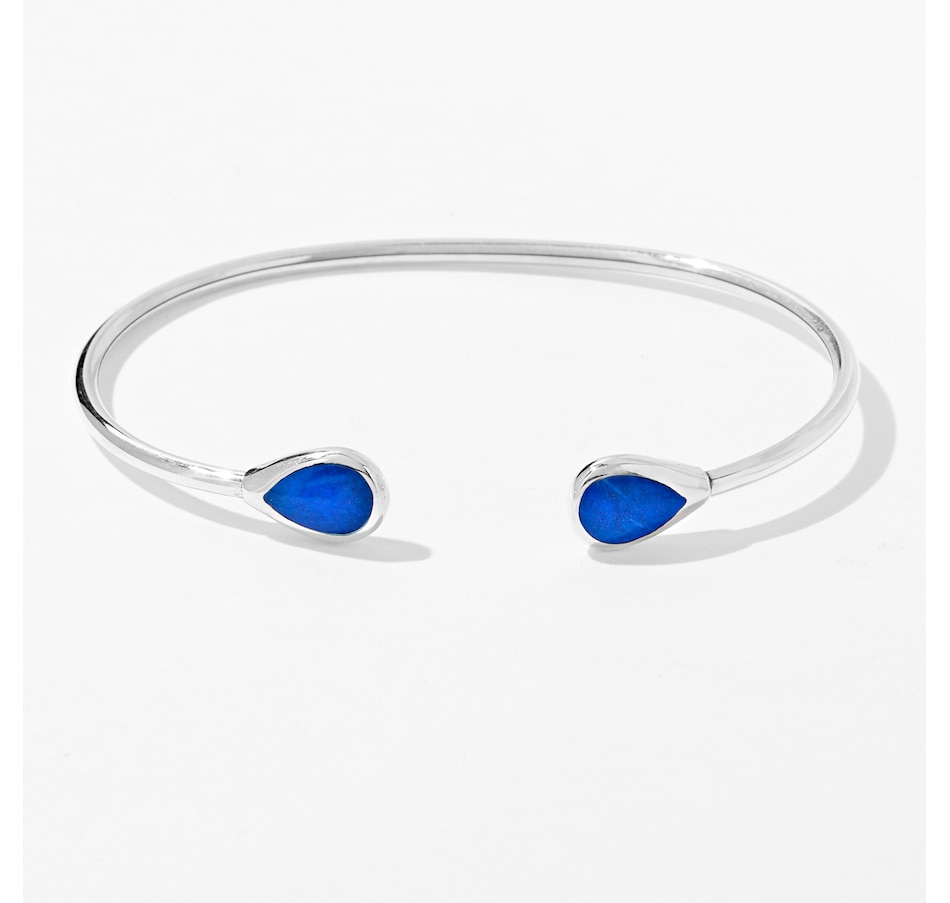 Image 233714_LAP.jpg, Product 233-714 / Price $179.88, Kabana Sterling Silver Gemstone Inlay Cuff Bracelet from Kabana Jewellery on TSC.ca's Jewellery department