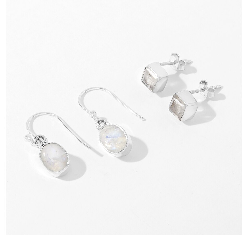 Image 233723_RWM.jpg, Product 233-723 / Price $44.99, Himalayan Gems Sterling Silver Set of 2 Gemstone Earrings from Himalayan Gems on TSC.ca's Jewellery department