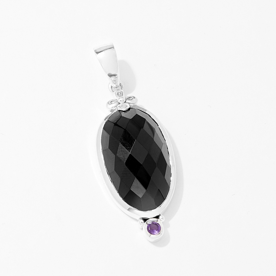 Image 233754_BSAMY.jpg, Product 233-754 / Price $79.33, Himalayan Gems Sterling Silver Multi Gemstone Pendant from Himalayan Gems on TSC.ca's Jewellery department