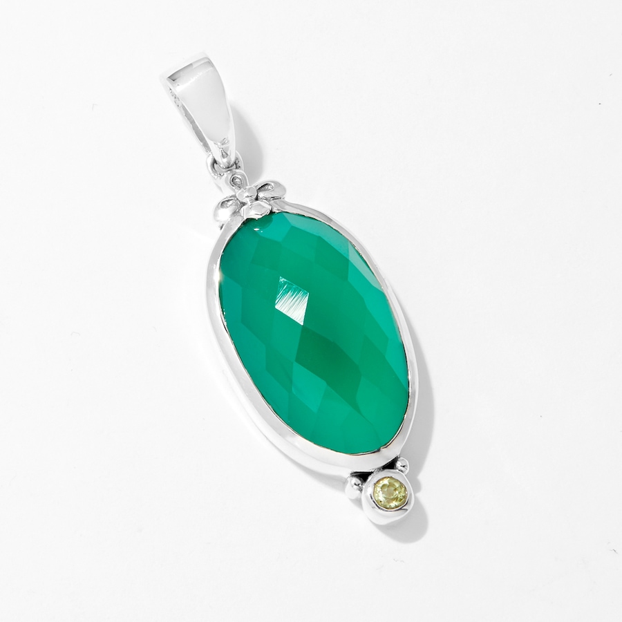 Image 233754_GOPER.jpg, Product 233-754 / Price $79.33, Himalayan Gems Sterling Silver Multi Gemstone Pendant from Himalayan Gems on TSC.ca's Jewellery department