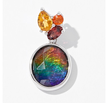 Alberta Ammolite Stud Earrings – Rocks and Gems Canada