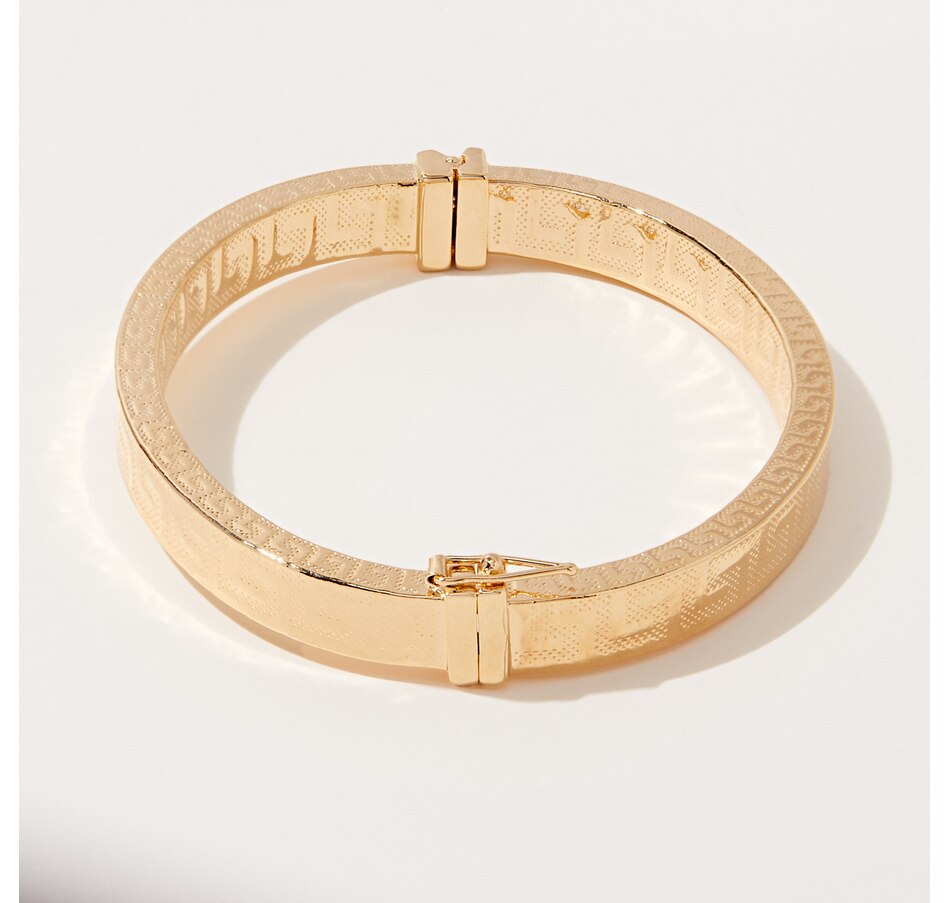 Bronzoro Greek Key Design Bangle - TSC.ca