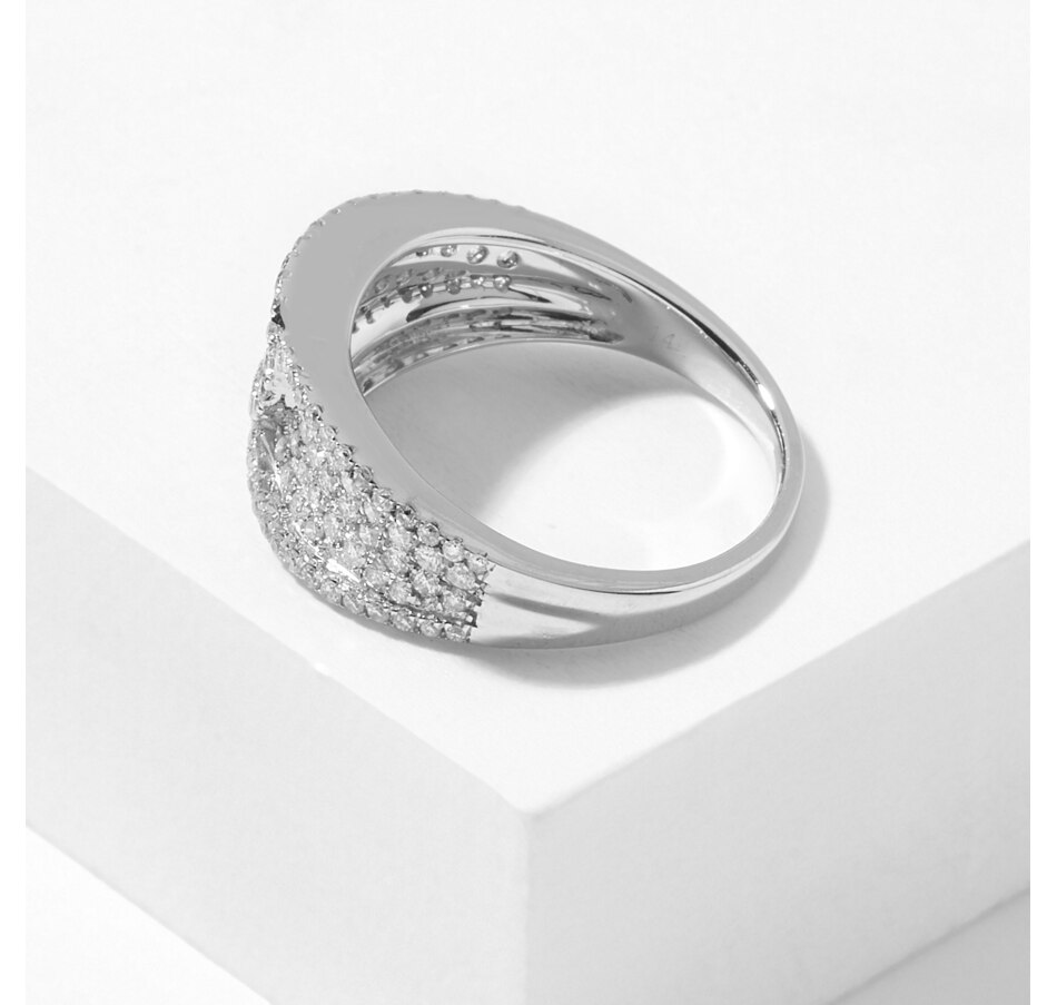 Jewellery Rings 14K White Gold Diamond Ring Online Shopping for