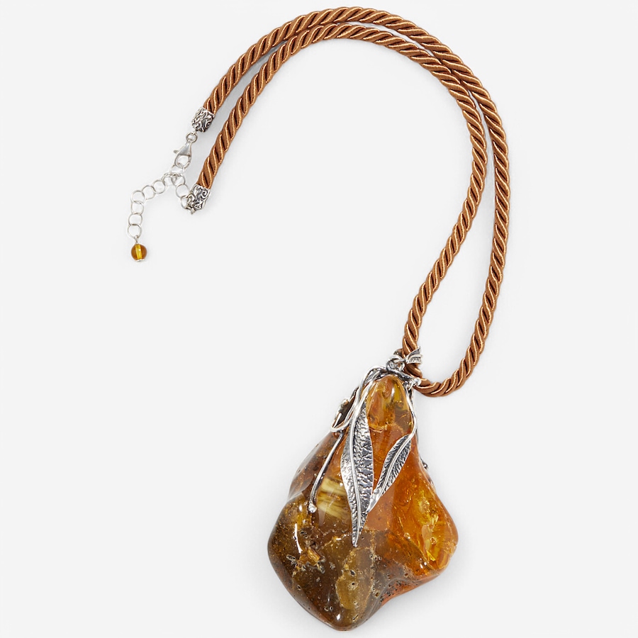 Image 234170_ALTMORE1.jpg, Product 234-170 / Price $1,399.99, Amber Extraordinaire Handmade Collection Sterling Silver Raw Amber Pendant Necklace from Amber Extraordinaire on TSC.ca's Jewellery department