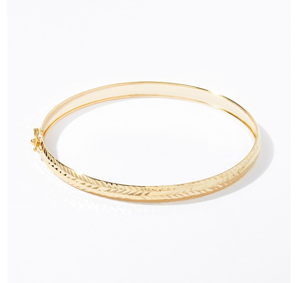 Image 234189.jpg, Product 234-189 / Price $749.99, Stefano Oro 14K Yellow Gold Diamond Cut Bangle from Stefano Oro on TSC.ca's Jewellery department