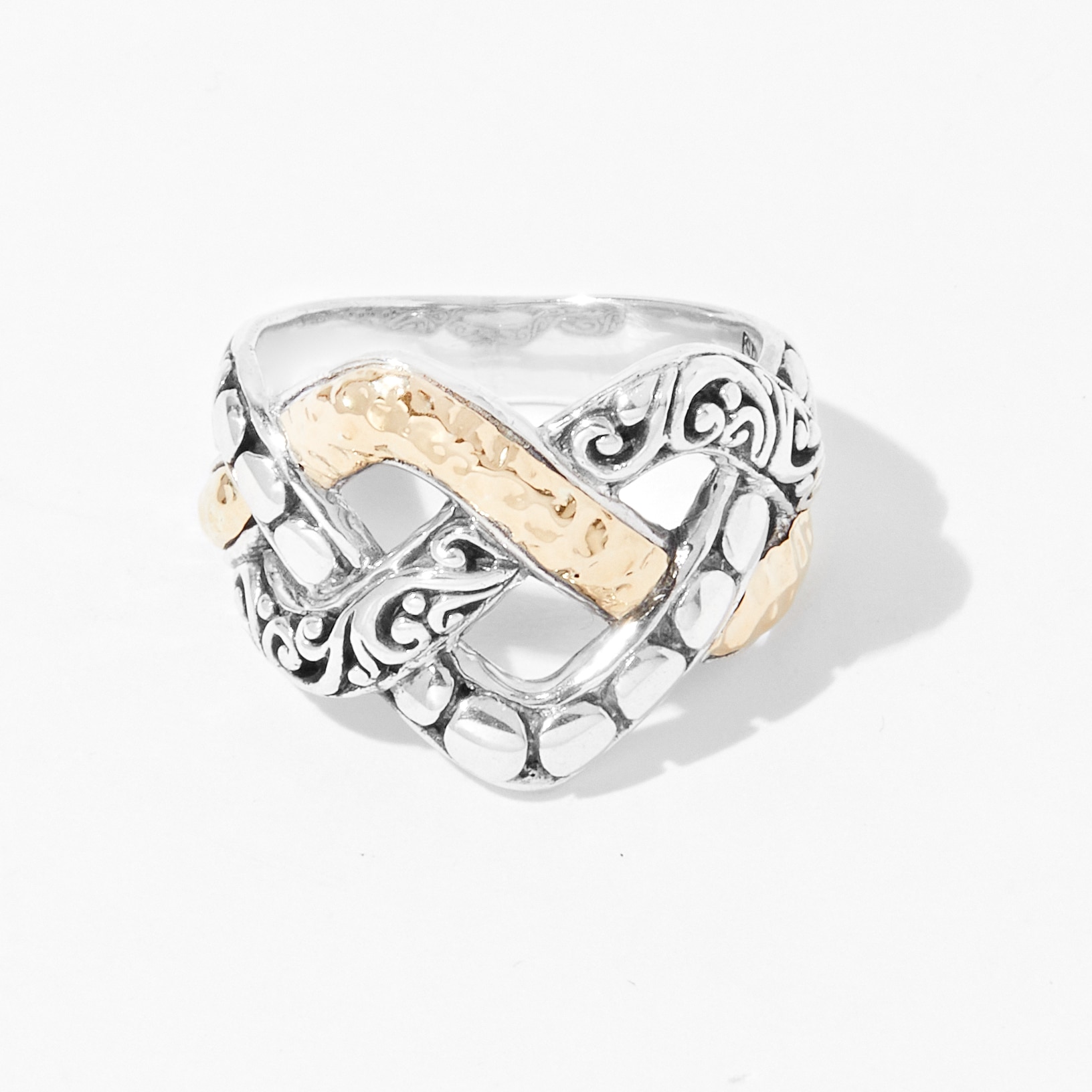 Jewellery - Rings - Samuel B Collection Sterling Silver And 18K Yellow ...