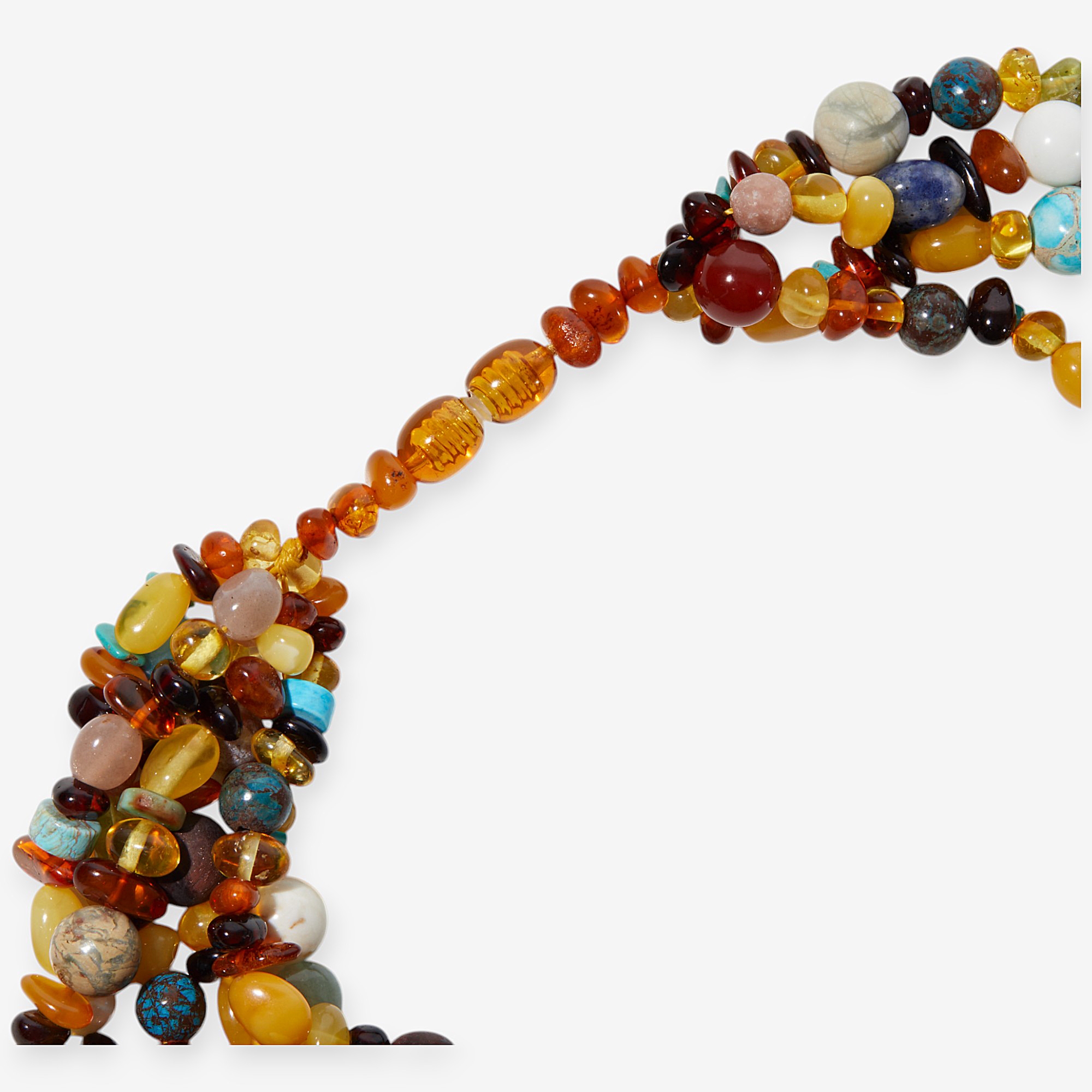 Amber Extraordinaire Artisan Collection Multi-Gemstone Amber