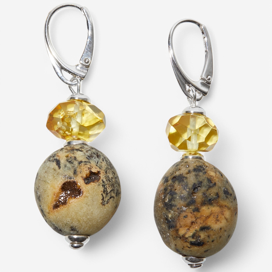 Image 234421_RAW.jpg, Product 234-421 / Price $119.88, Amber Extraordinaire Artisan Collection Marble Amber Earrings from Amber Extraordinaire on TSC.ca's Jewellery department
