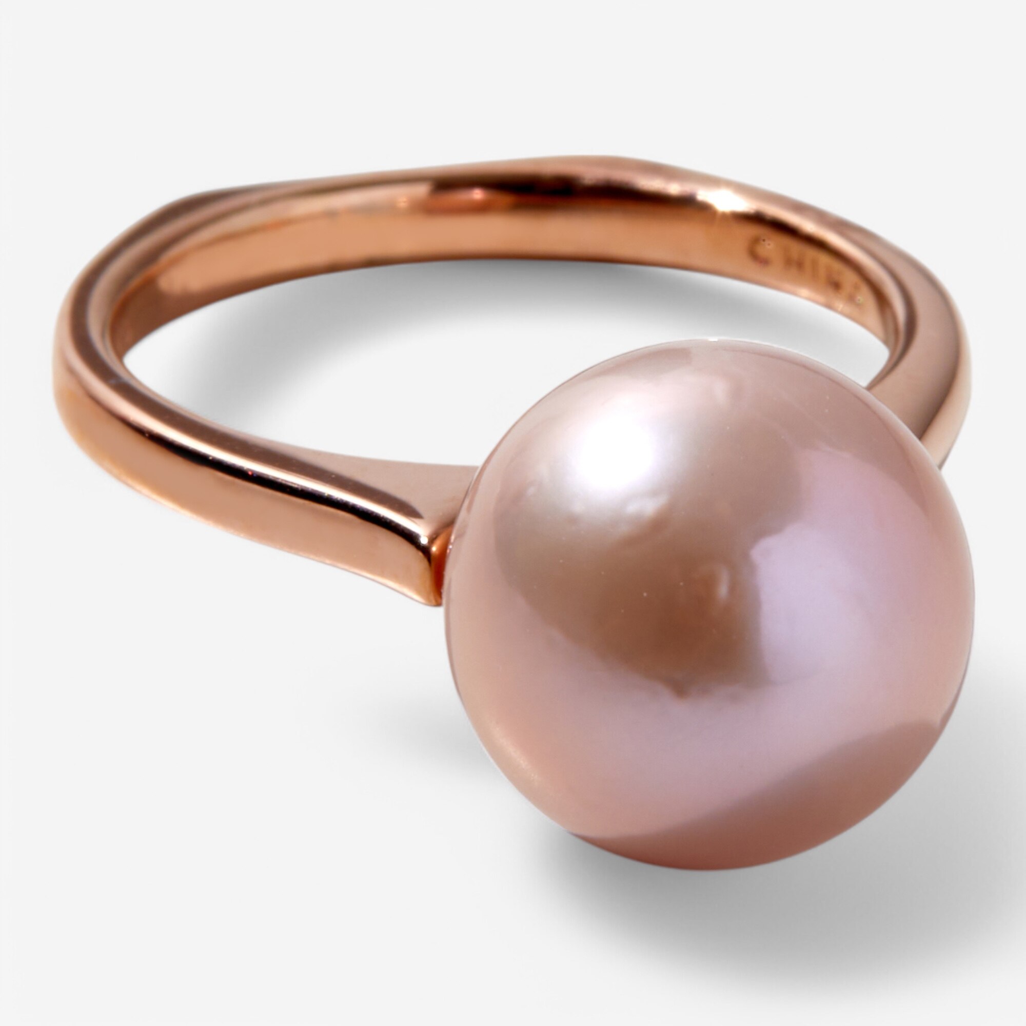 Gem Reflections Sterling Silver 11mm Ming Pearl Ring - TSC.ca