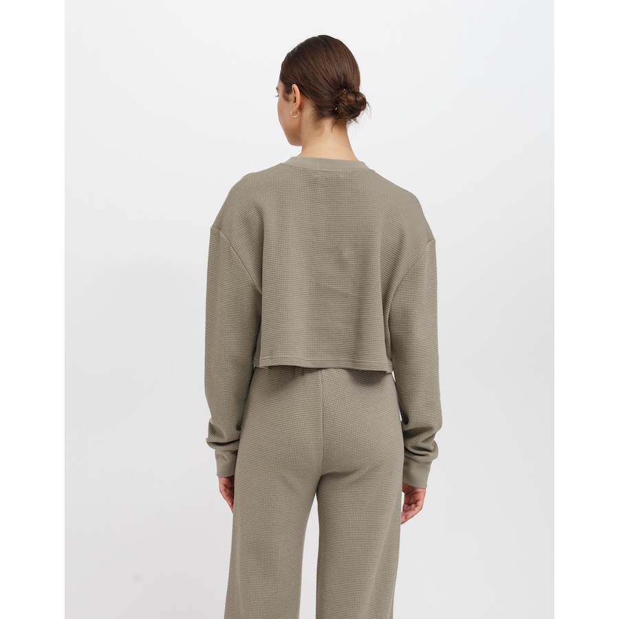 Image 234699_ALTMORE1.jpg, Product 234-699 / Price $27.33, Brunette The Label Waffle Knit Little Sister Boxy Tee from Brunette The Label on TSC.ca's Fashion department