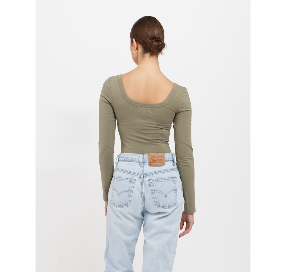 Image 234702_ALTMORE1.jpg, Product 234-702 / Price $26.33, Brunette The Label Long Sleeve Scoop Neck Tee from Brunette The Label on TSC.ca's Fashion department