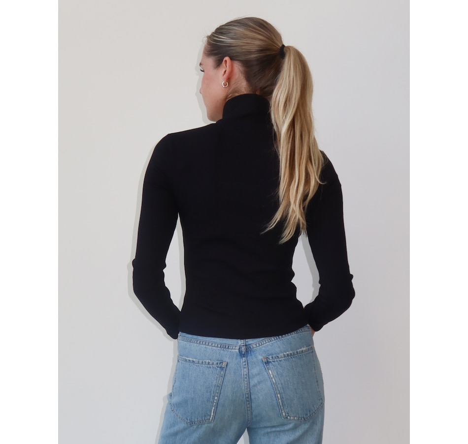 Image 234703_ALTMORE5.jpg, Product 234-703 / Price $27.33, Brunette The Label Ribbed Long Sleeve Turtle Neck from Brunette The Label on TSC.ca's Fashion department