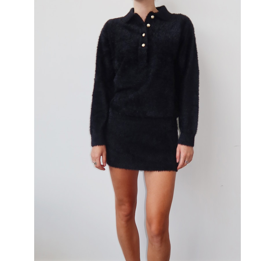 Image 234710_BLK.jpg, Product 234-710 / Price $61.33, Brunette The Label The Ellie Sweater Dress from Brunette The Label on TSC.ca's Fashion department