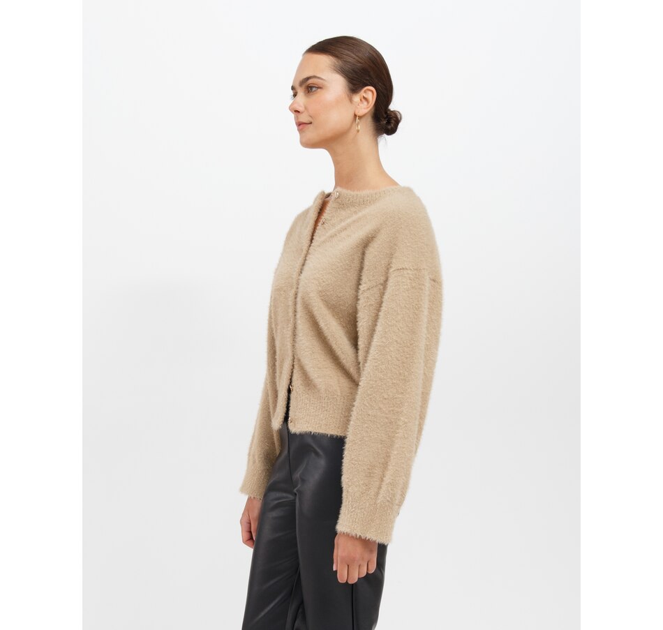 Image 234711_ALTMORE2.jpg, Product 234-711 / Price $29.33, Brunette The Label The Ellie Cardigan with Gold Buttons from Brunette The Label on TSC.ca's Fashion department