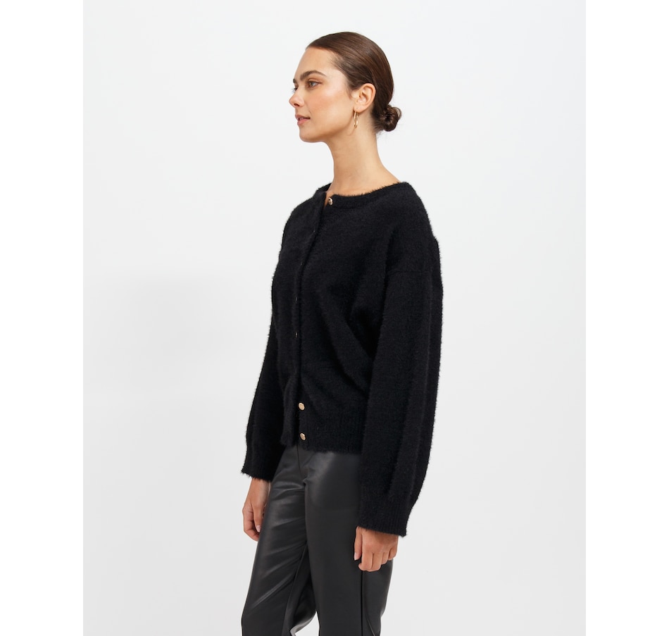 Image 234711_ALTMORE4.jpg, Product 234-711 / Price $29.33, Brunette The Label The Ellie Cardigan with Gold Buttons from Brunette The Label on TSC.ca's Fashion department