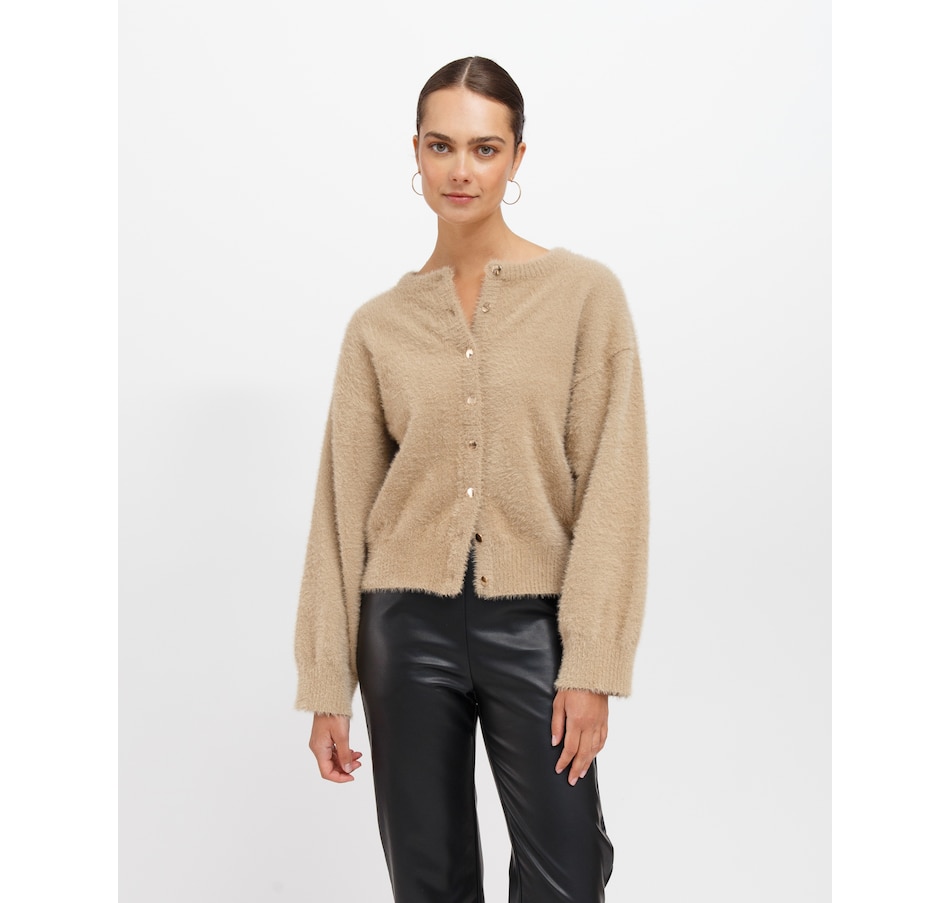 Image 234711_FAW.jpg, Product 234-711 / Price $29.33, Brunette The Label The Ellie Cardigan with Gold Buttons from Brunette The Label on TSC.ca's Fashion department