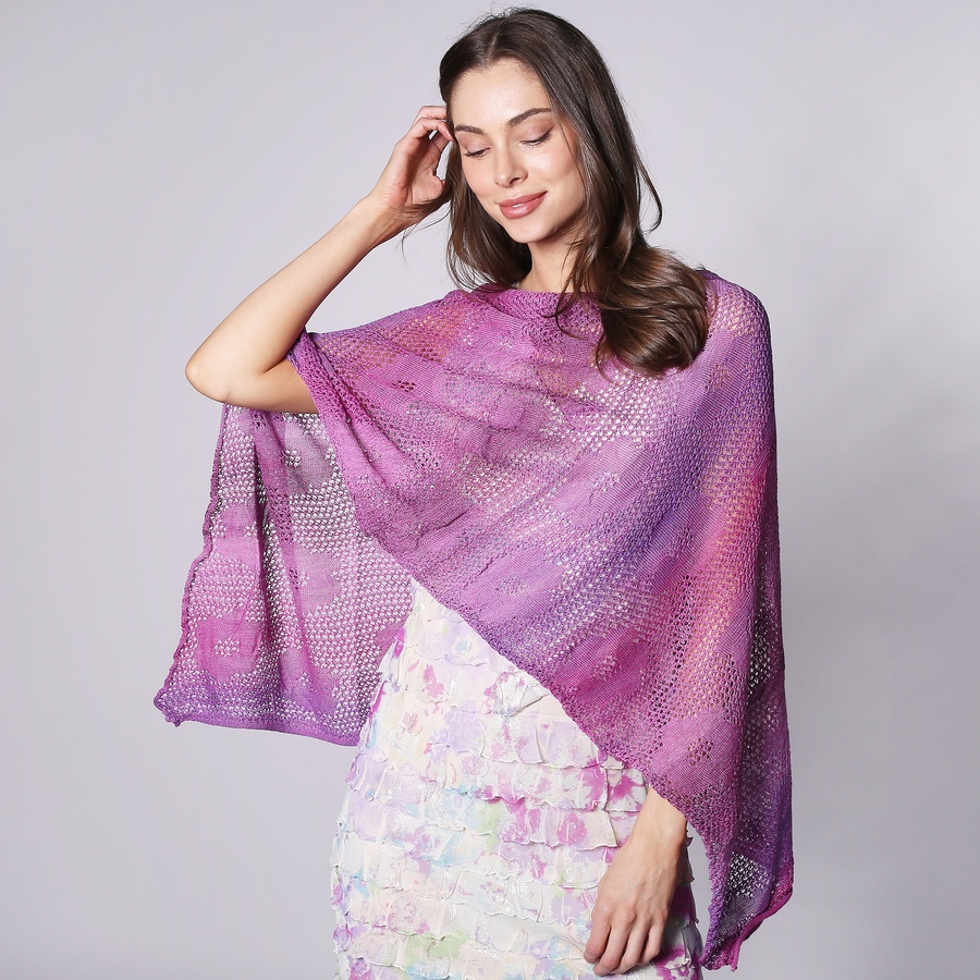 Image 234767_PINPH.jpg, Product 234-767 / Price $23.33, Parkhurst Eclipse Ombre Poncho from Parkhurst on TSC.ca's Fashion department