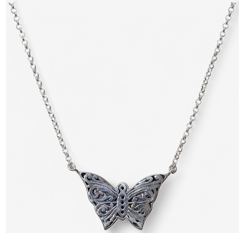 Image 234828_ALTMORE2.jpg, Product 234-828 / Price $89.88, Samuel B Collection Sterling Silver/18K Yellow Gold Butterfly Necklace from Samuel B. Collection on TSC.ca's Jewellery department
