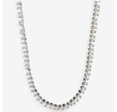 Samuel B Collection Sterling Silver Pearl Charm Necklace