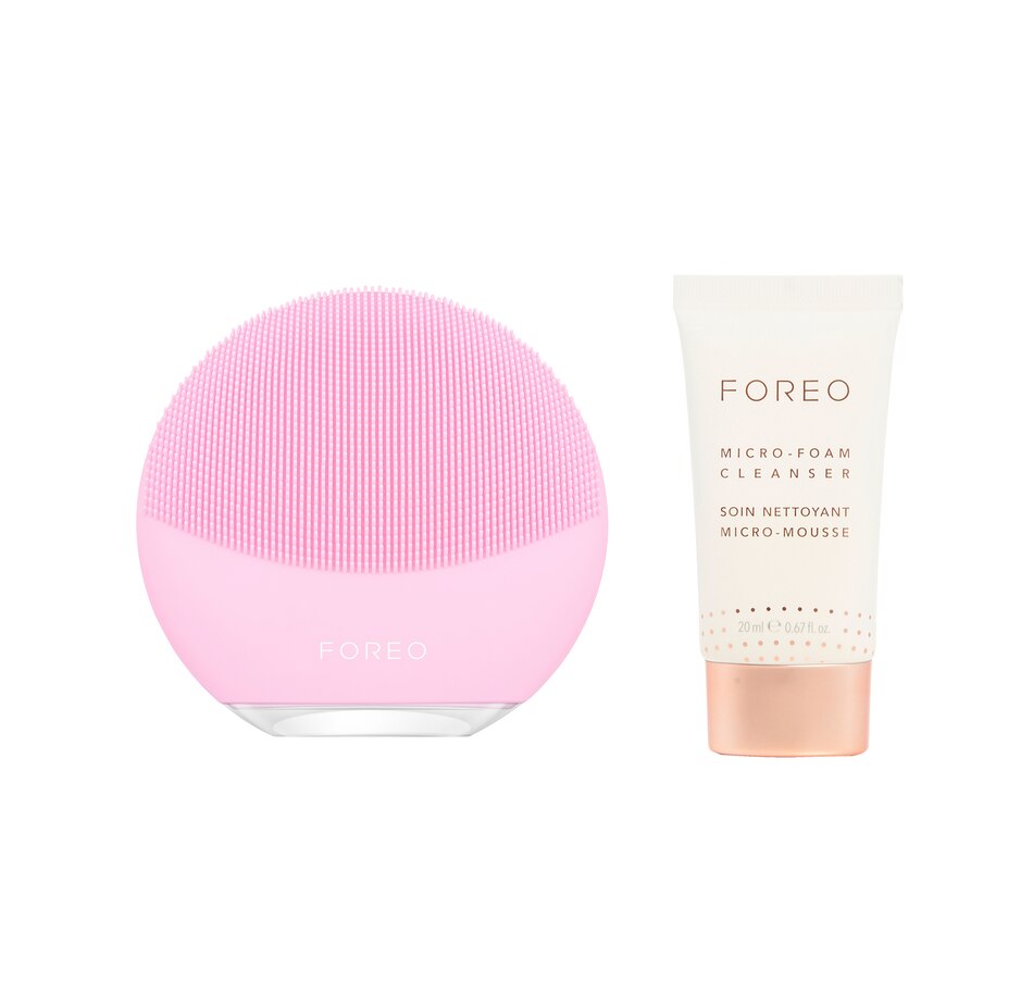 Image 234860_PPNK.jpg, Product 234-860 / Price $281.00, Foreo Luna Mini 3 and Micro-Foam Cleanser Mini Duo from Foreo on TSC.ca's Beauty department