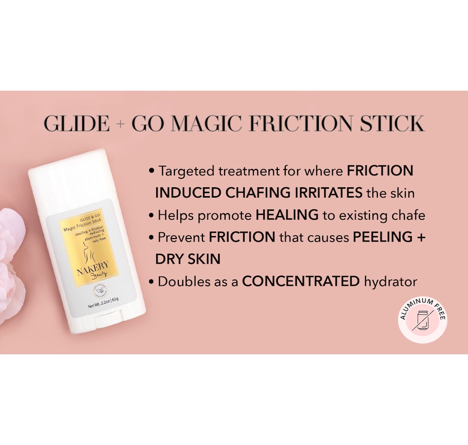Image 234888_ALTMORE2.jpg, Product 234-888 / Price $28.00, Nakery Beauty Glide+go Aluminum Free Magic Friction + Chafe Stick from Nakery Beauty on TSC.ca's Beauty department