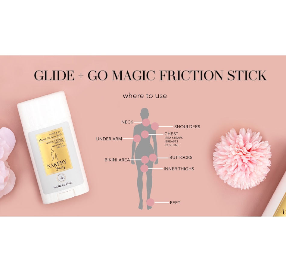 Image 234888_ALTMORE4.jpg, Product 234-888 / Price $28.00, Nakery Beauty Glide+go Aluminum Free Magic Friction + Chafe Stick from Nakery Beauty on TSC.ca's Beauty department
