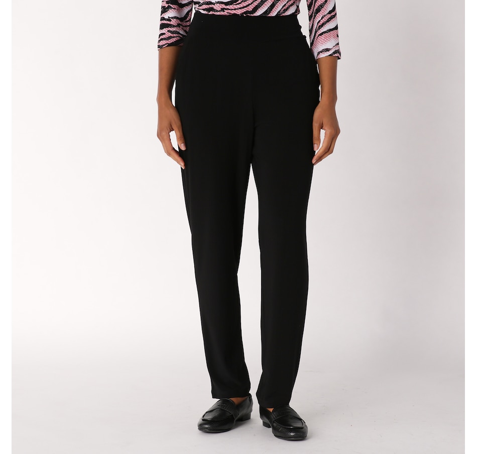 Image 235239_BLK.jpg, Product 235-239 / Price $19.33, Kim & Co. Deluxe Brazil Knit Narrow Leg Pant With Pockets from Kim & Co. on TSC.ca's Clothing & Shoes department