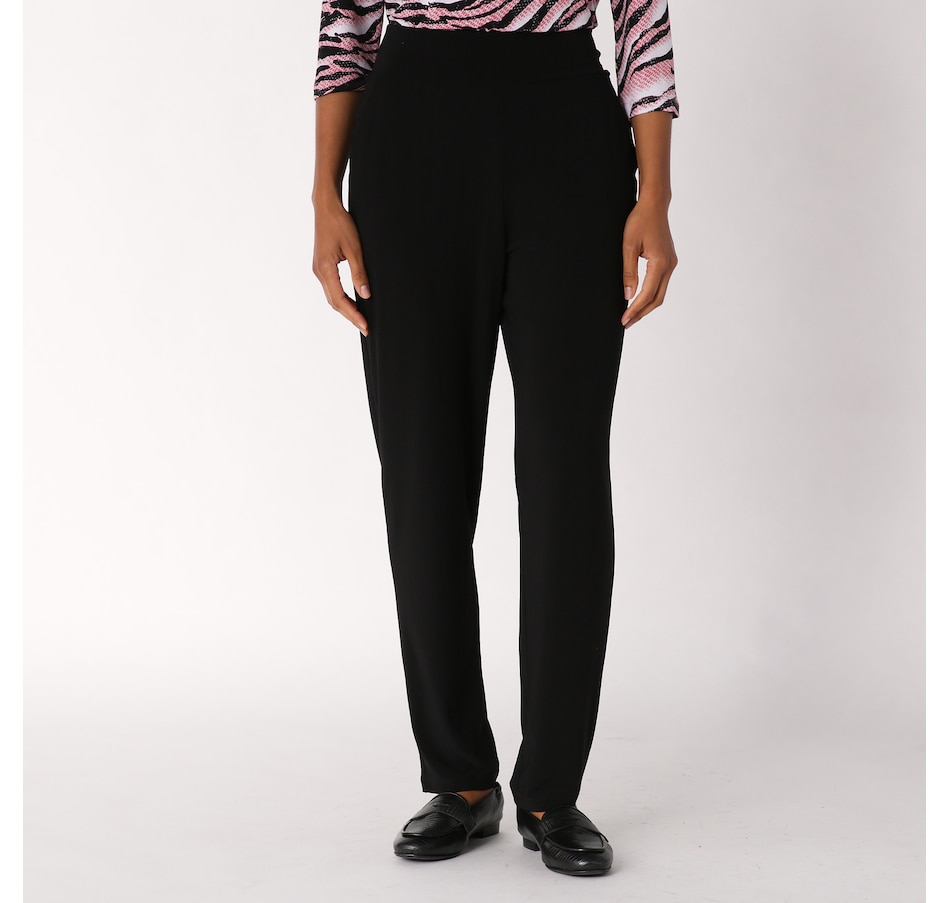 Kim & Co. Deluxe Brazil Knit Narrow Leg Pant With Pockets