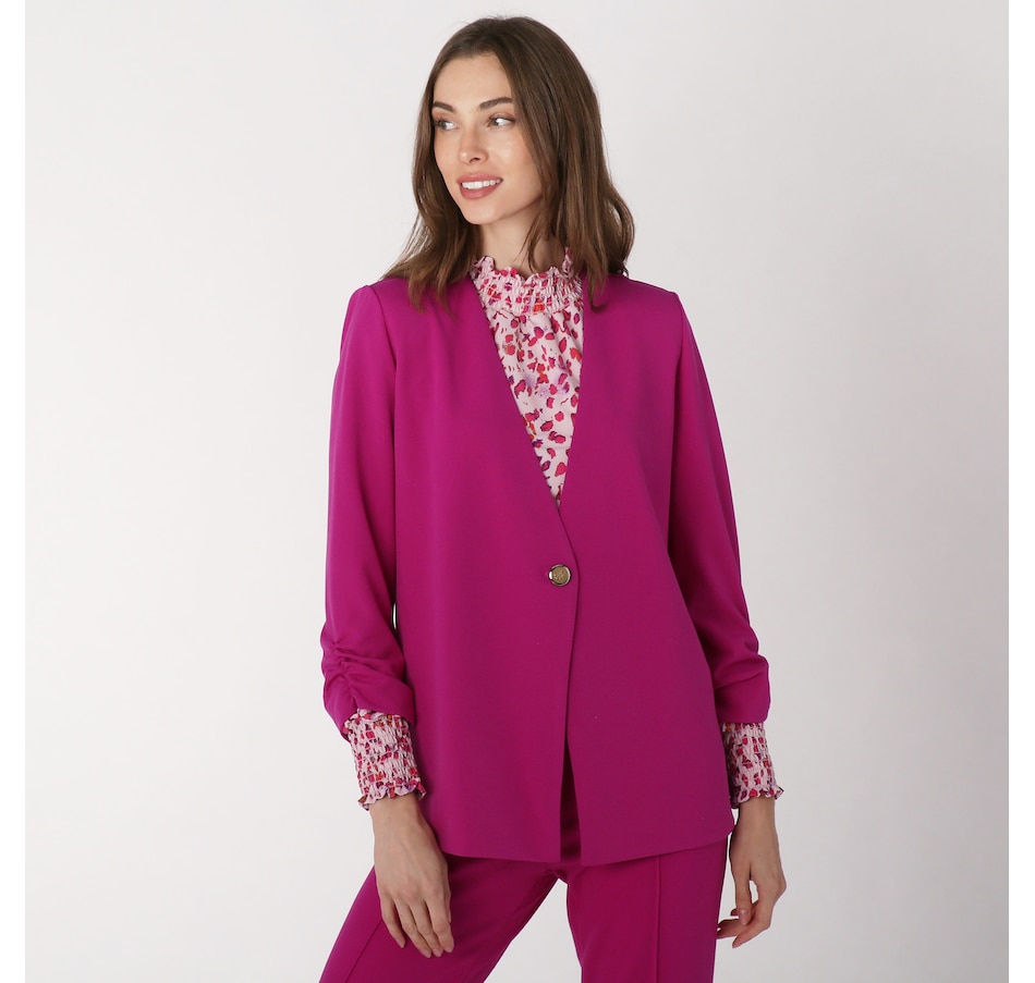 Clothing & Shoes - Jackets & Coats - Blazers - Kim & Co. Ponte Crepe ...