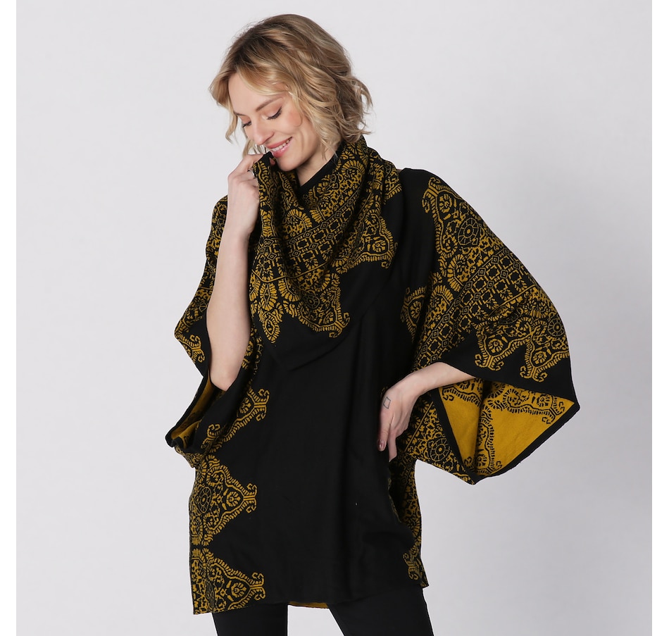 Image 235272_BLK.jpg, Product 235-272 / Price $29.33, Orange Fashion Village Tunic With Matching Reversible Scarf from Orange Fashion Village on TSC.ca's Fashion department