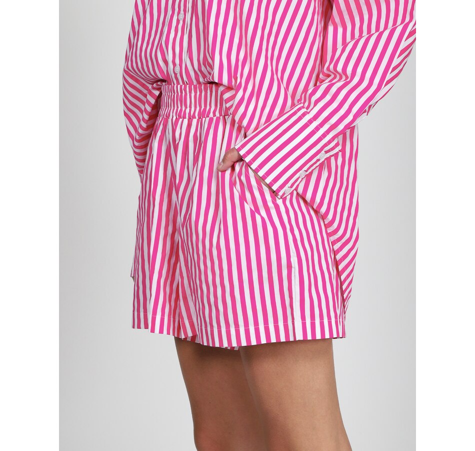 Image 235308_ALTMORE1.jpg, Product 235-308 / Price $14.33, Brunette The Label Striped High Waist Short from Brunette The Label on TSC.ca's Fashion department