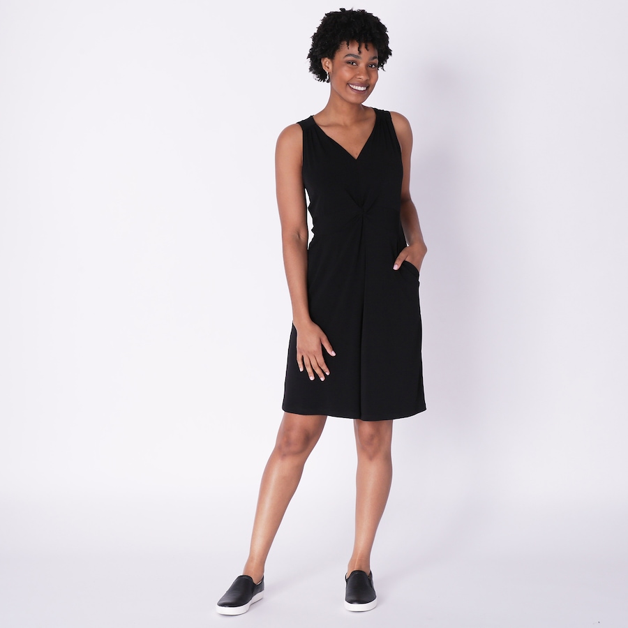 Image 235316_BLK.jpg, Product 235-316 / Price $29.33, Kim & Co. Brazil Knit Twist Front Romper from Kim & Co. on TSC.ca's Fashion department