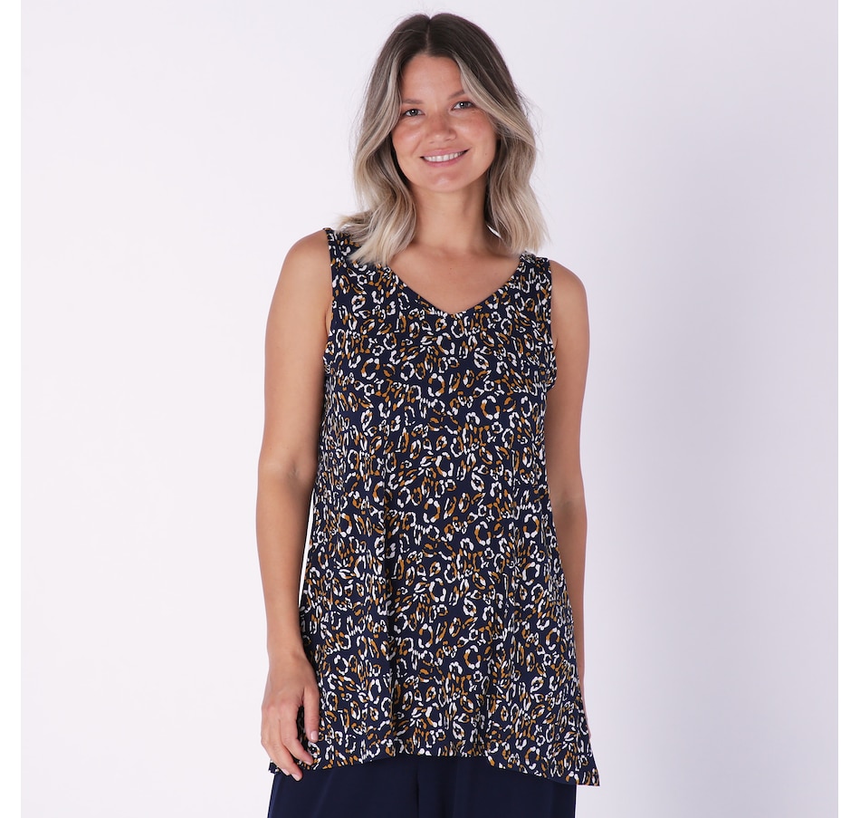 Calia Leopard-Print Athletic Tank Women's XL