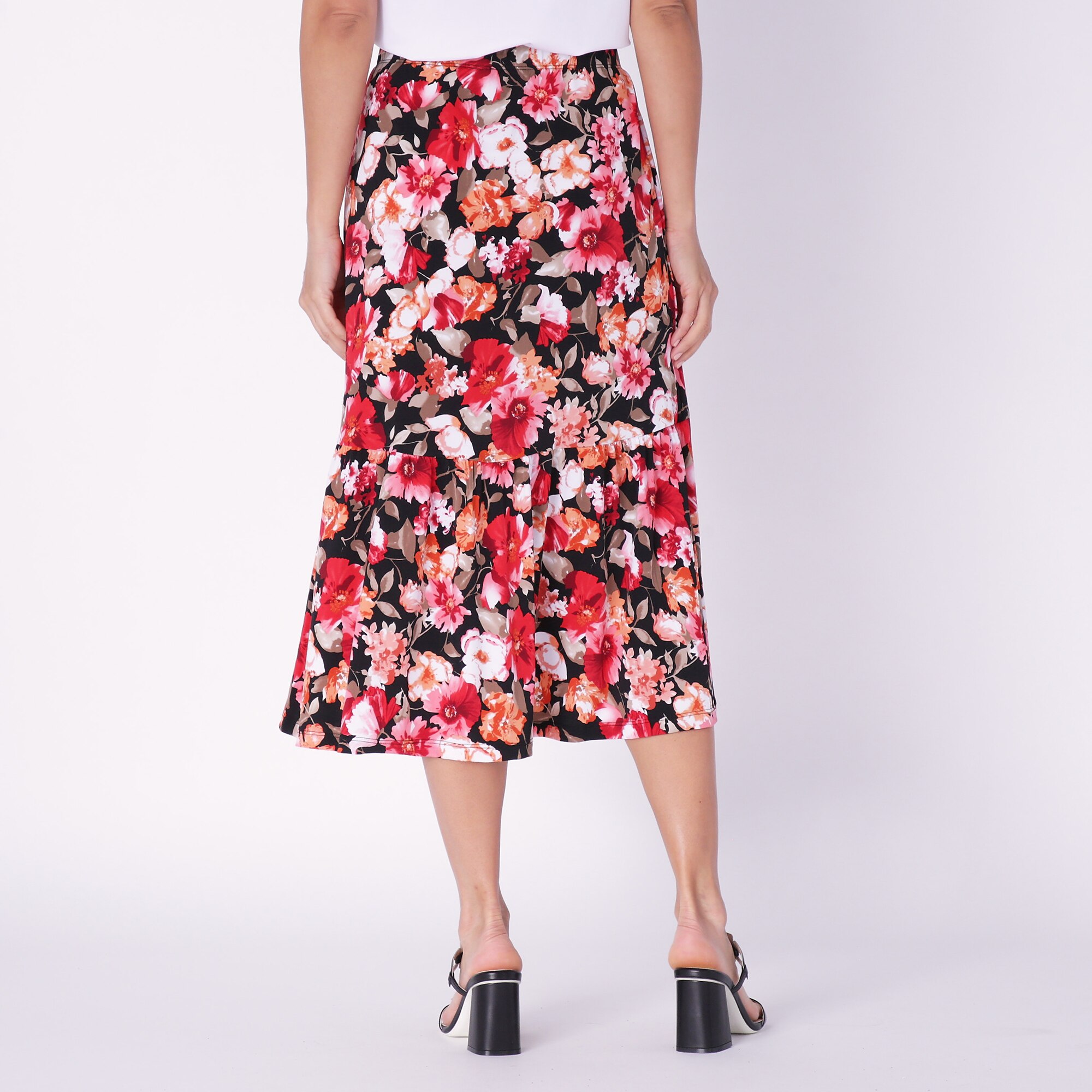 Kim & Co. Brazil Knit Midi Skirt