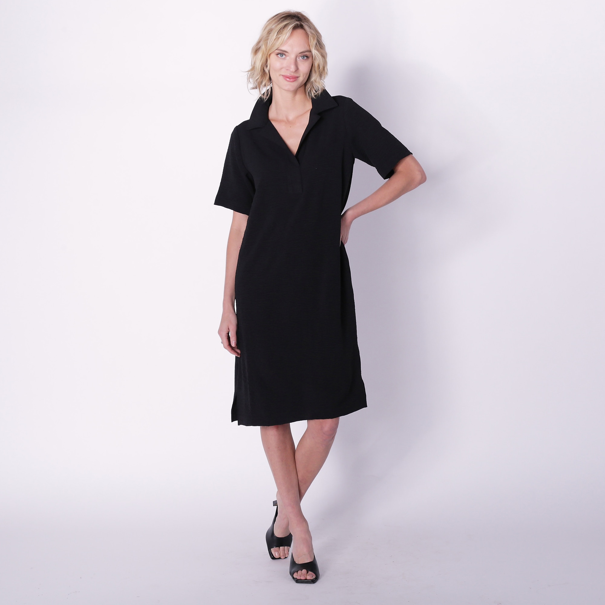 Guillaume Polo Collar Dress With Pockets