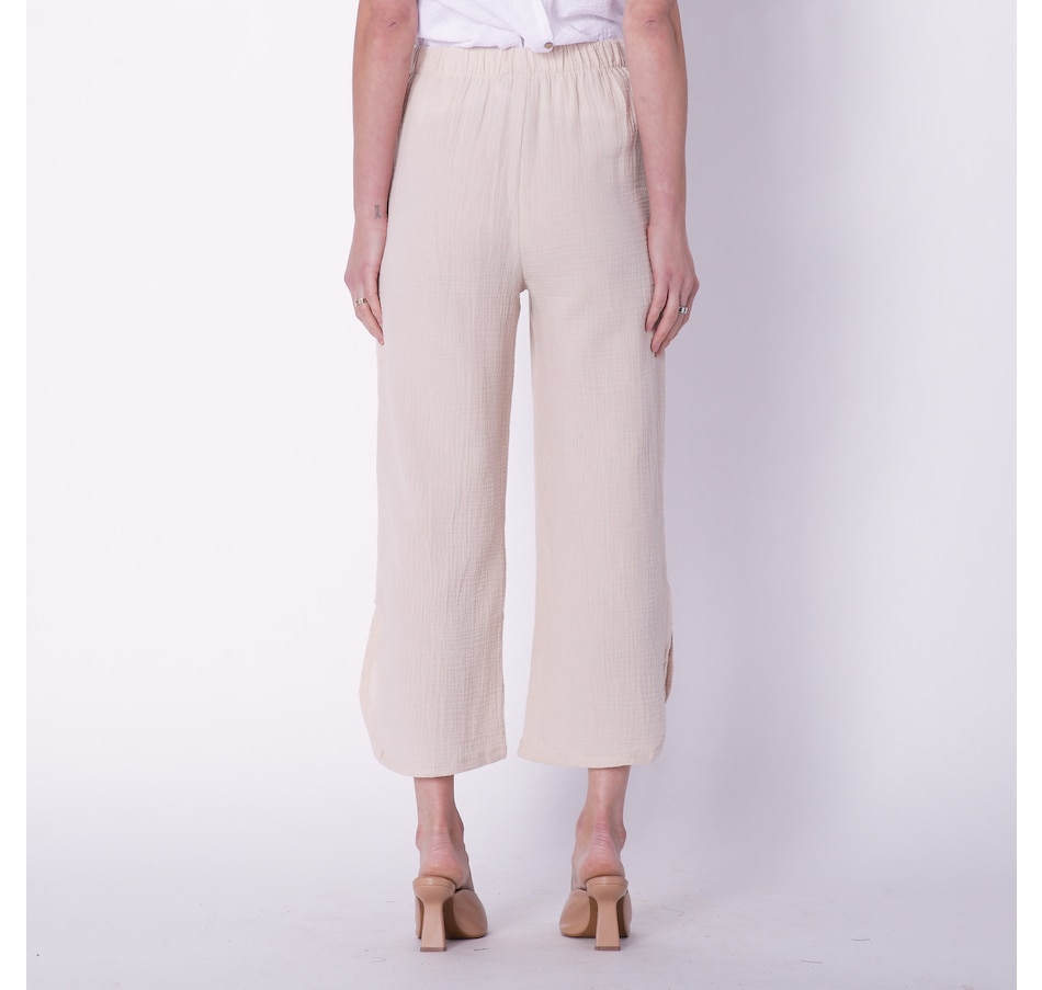 Clothing & Shoes - Bottoms - Pants - Guillaume Crinkle Gauze Pull-On ...