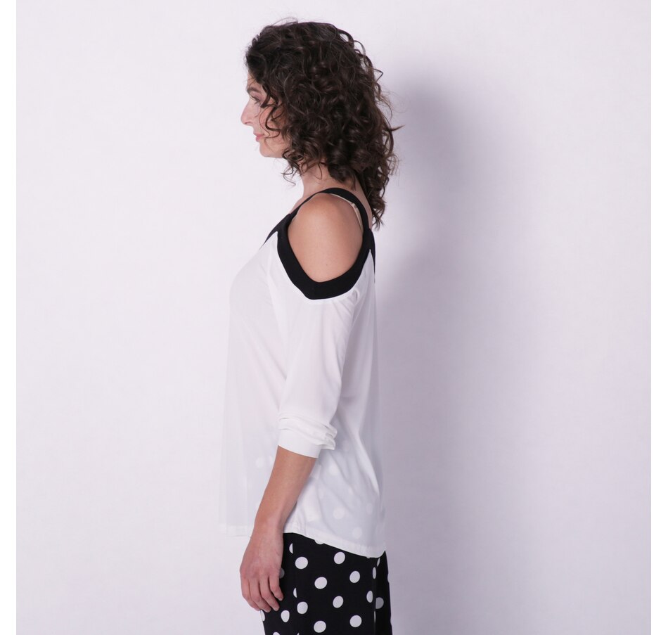 Image 235424_ALTMORE1.jpg, Product 235-424 / Price $24.33, Red Coral Cold Shoulder Sweetheart Top from Red Coral Fashions on TSC.ca's Fashion department