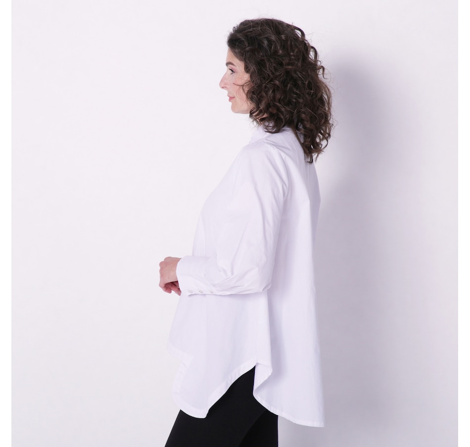 Image 235428_ALTMORE1.jpg, Product 235-428 / Price $49.88, Red Coral Scalloped Trim Button Front Blouse from Red Coral Fashions on TSC.ca's Fashion department