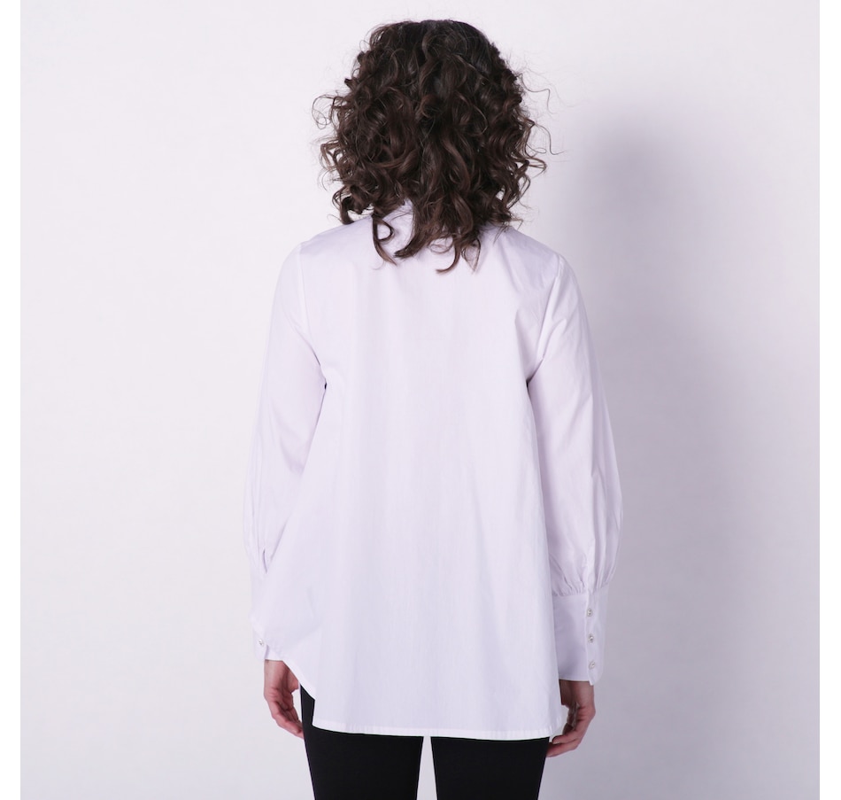 Image 235428_ALTMORE2.jpg, Product 235-428 / Price $49.88, Red Coral Scalloped Trim Button Front Blouse from Red Coral Fashions on TSC.ca's Fashion department