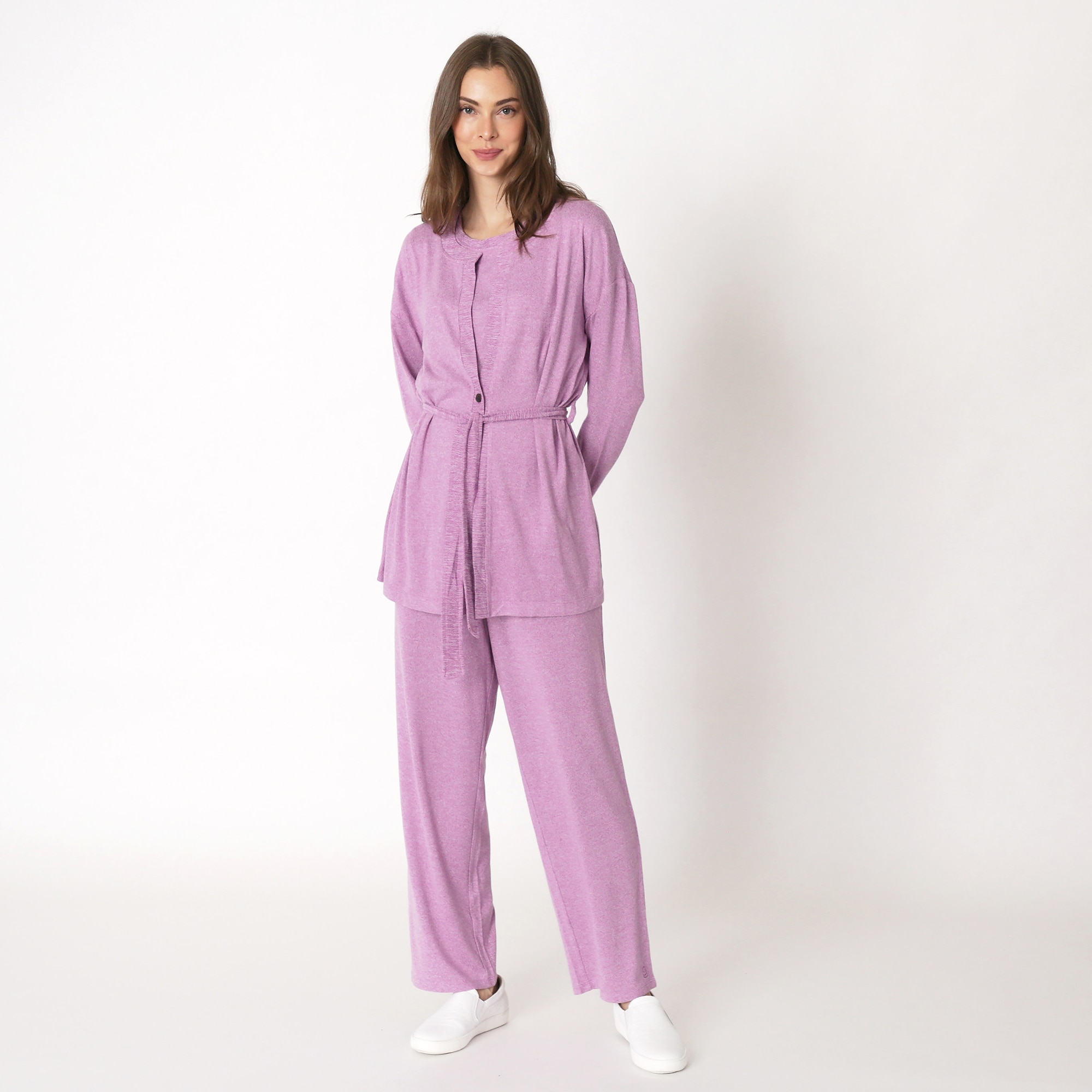 Cuddl duds sweater discount knit pajama set