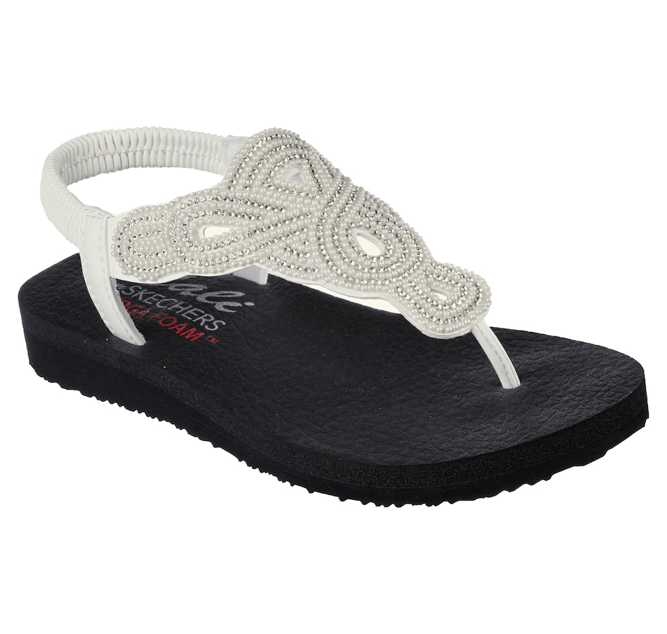Image 235467_WHT.jpg, Product 235-467 / Price $60.00, Skechers Meditation Pearl Perfection Sandal from Skechers on TSC.ca's Clothing & Shoes department