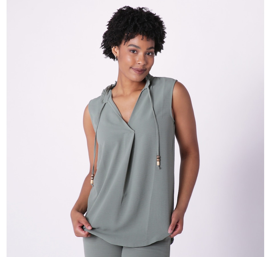 Clothing & Shoes - Tops - T-Shirts & Tops - Everyday Jones Drapey Linen ...