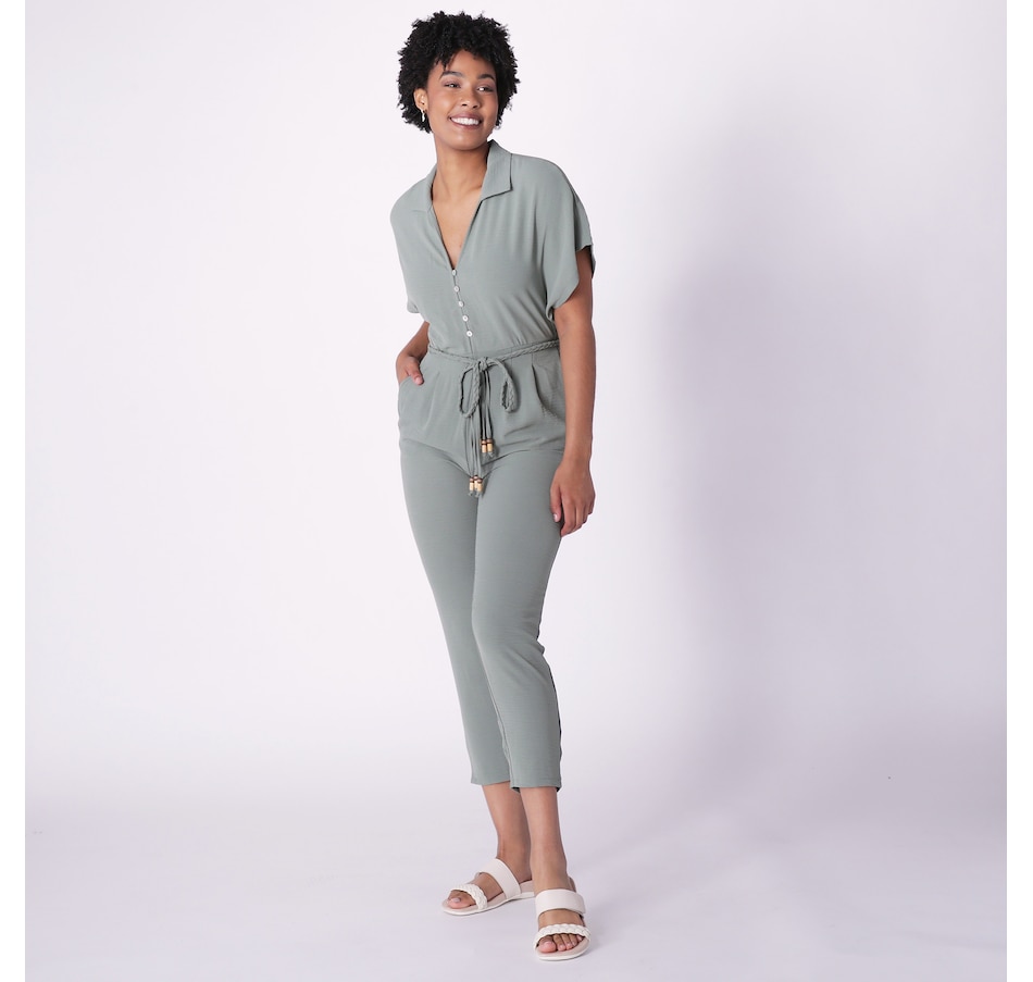 Image 235688_MOS.jpg, Product 235-688 / Price $29.33, Everyday Jones Drapery Linen Textured Jumpsuit from Everyday Jones on TSC.ca's Fashion department