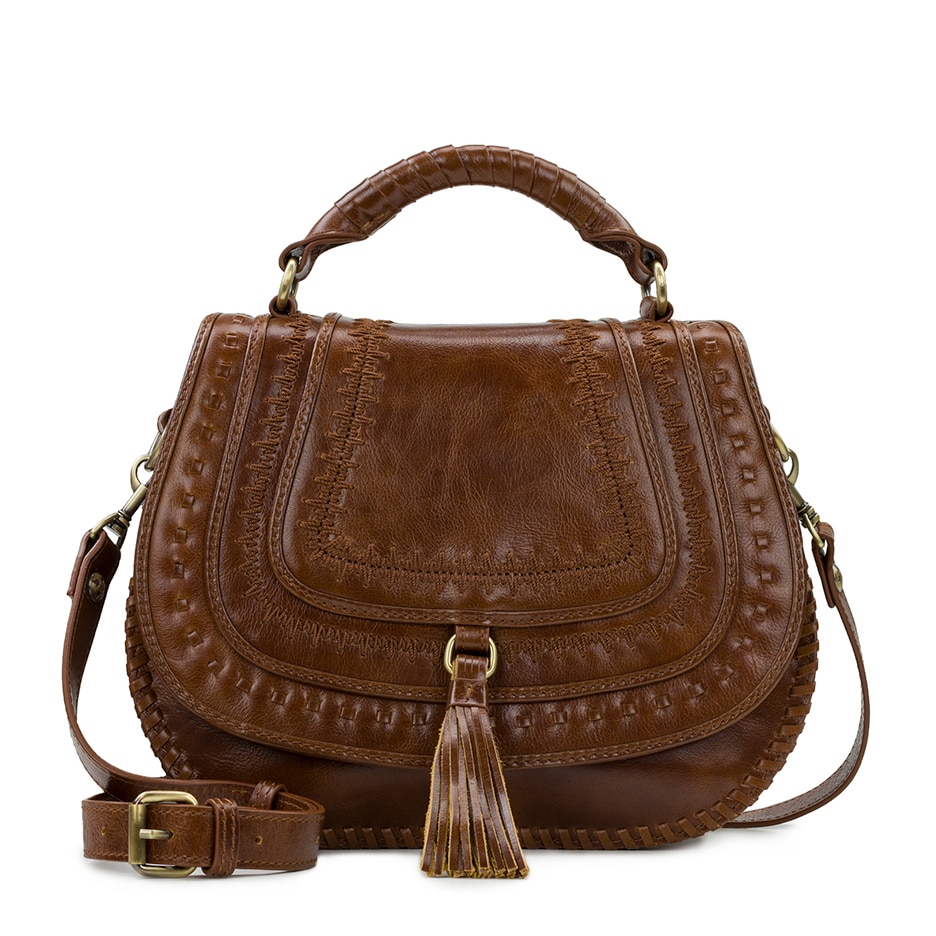 Patricia nash rosolini leather saddle clearance bag