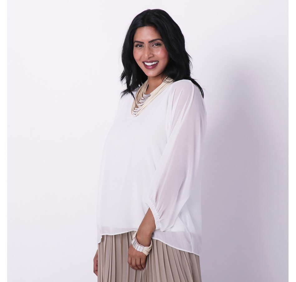 Image 235735_COD.jpg, Product 235-735 / Price $34.33, Wynne Style Chiffon Overlay Top from Wynnelayers on TSC.ca's Fashion department