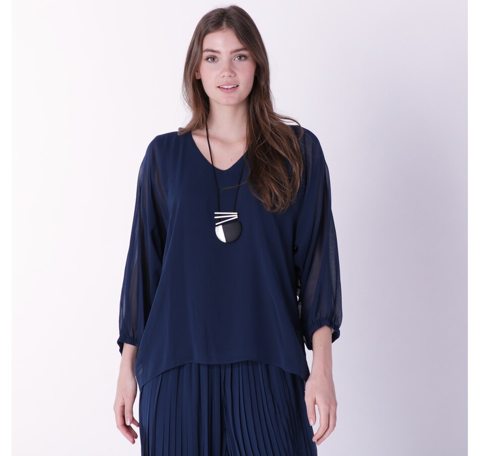 Image 235735_MDB.jpg, Product 235-735 / Price $34.33, Wynne Style Chiffon Overlay Top from Wynnelayers on TSC.ca's Fashion department