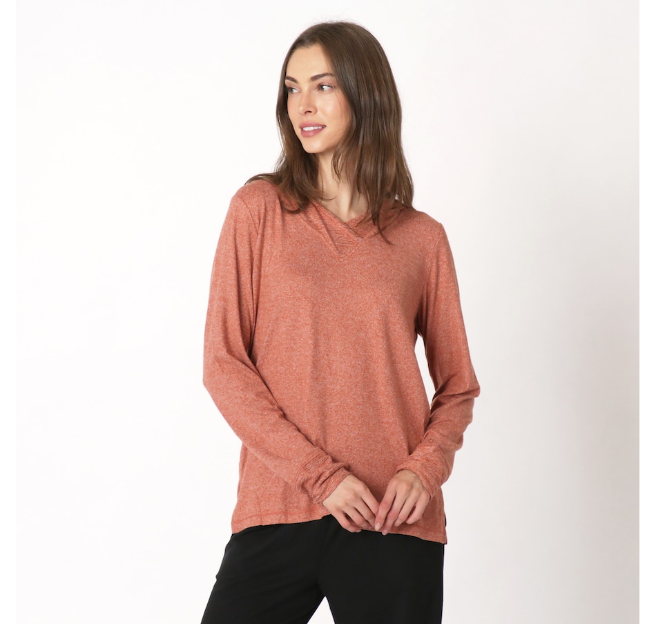 Clothing & Shoes - Tops - Sweaters & Cardigans - Sweatshirts & Hoodies -  Cuddl Duds Seriously Soft Sweater Knit Hoodie - Online Shopping for  Canadians