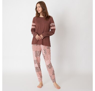 Clothing & Shoes - Pajamas & Loungewear - Loungewear - Cuddl Duds  Comfortwear Raglan Long Sleeve Top And Joggers - Online Shopping for  Canadians