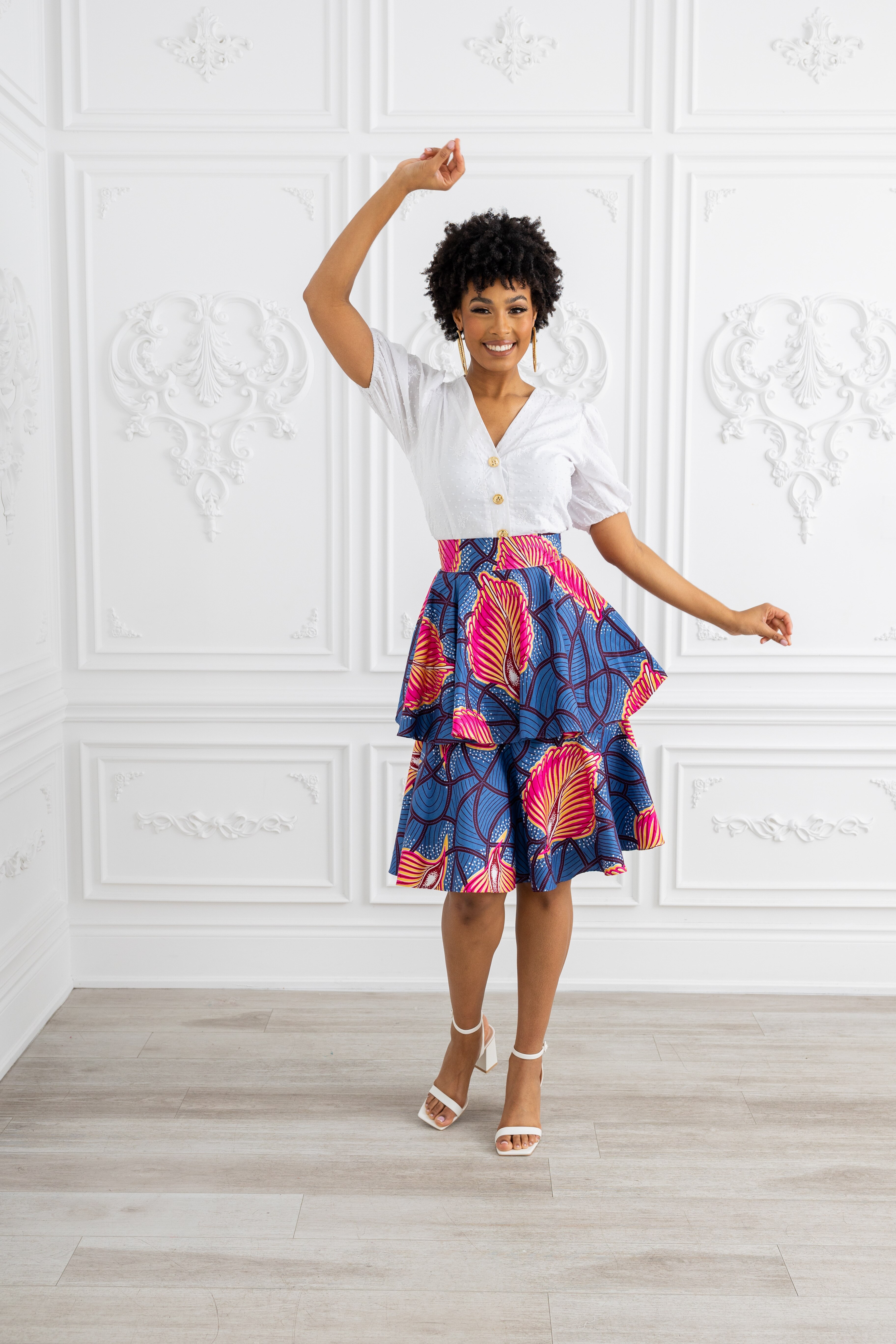 Kaela Kay Double Layer Flare Skirt